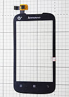 Тачскрин Lenovo A308t сенсор для телефона черный
