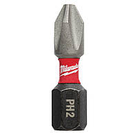 Бита Milwaukee Shockwave Impact Duty PH2 x 25 мм 1шт (4932430853/1)