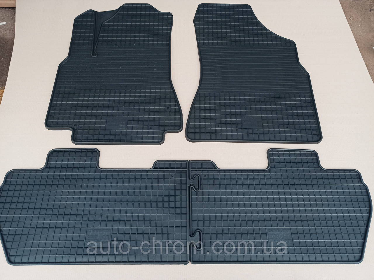 Килимки гумові в салон Citroen Berlingo 2009-2018