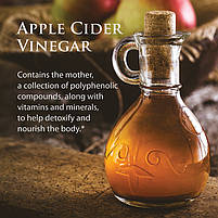 Enzyme Science Apple Cider Vinegar / Яблучний оцет для здорового травлення 60 капсул BX457, фото 6