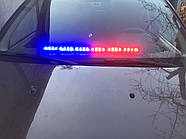 Світлова панель проблесковая (балка) LED 315-6. 12 В.-72 Вт. Червоно-синя.