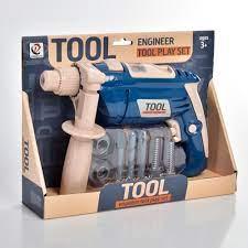 Набір інструментів 6812 шуруповерт/дриль, оберт.насадка, бат., кор., 29-22-7,5см., фото 1