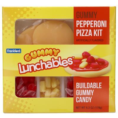 Жувальні цукерки піцца Lunchables Gummy Pepperoni Pizza Kit 179 g