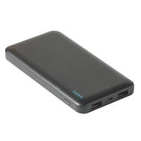 Повербанк Vivanco Powerbank Slim Series 10.000 mAh / 37Wh,  Колір: Black