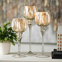 Скляні свічники "Версаль"