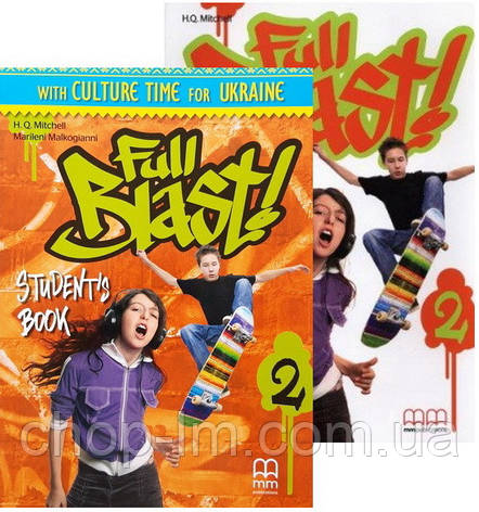 Комплект Full Blast 2 Students Book for Ukraine + Workbook with CD (Підручник + зошит) 6 клас, фото 1