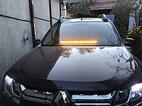 Световая панель проблесковая LED 315-6. 12 В.-72 Вт. оранжевая 66,5 см.