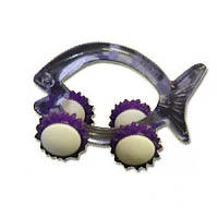 Масажер Рибка пластик на коліщатках 55005-E