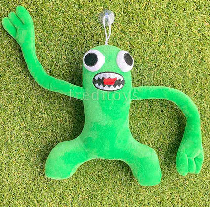 М'яка плюшева іграшка Зелений Райдужний Друг 25 см — 50 см довжина рук Роблокс Green Rainbow Friends Plush Roblox