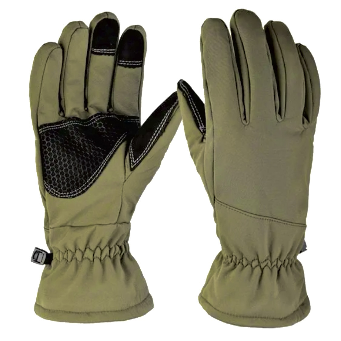 Зимові тактичні рукавички на флісі XL сенсорні