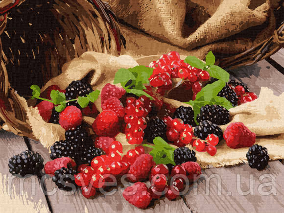 Картина по номерам. Art Craft "Садові ягоди" 40х50 12013-AC, фото 1