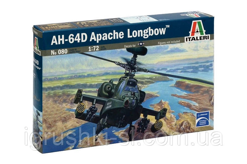 Збірна модель (1:72) Вертоліт AH-64D "Apache Longbow"