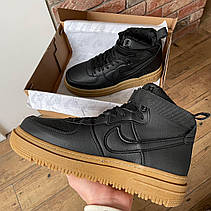 Чоловічі кросівки Nike Air Force 1 High Gore-Tex Boot Anthracite (с мехом) CT2815-001, фото 6
