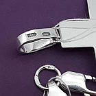 Комплект срібний чорнений ланцюжок бісмарк з хрестиком 925 проба, фото 10