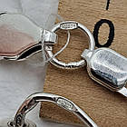 Чоловічий срібний комплект з розп'яттям на хрестику: Бісмарк 7 мм, чорніння (36.5 г, 925 проба), фото 10