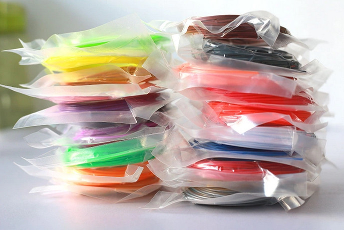 Пластик для 3Д ручки 20 цветов по 10 м | Нить для 3D ручки | PLA ...