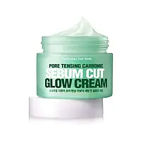Увлажняющий крем для сужения пор SO NATURAL Pore Tensing Carbonic Sebum Cut Glow Cream
