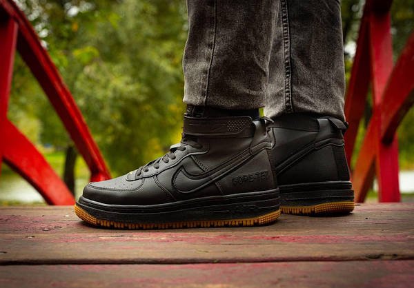 Nike air force 1 high black grey gum bottom hotsell