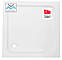 Душовий піддон Shower Carisma 90х90х18 см квадратний акриловий піддон для душу з передньою панеллю ніжками, фото 2