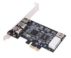 PCIe контролер 4 порти 1394a FireWire TI XIO2213B Texas Instruments