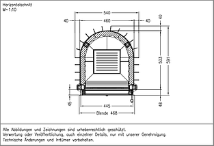 Камінна топка SPARTHERM Mini Z1 7kW, фото 5