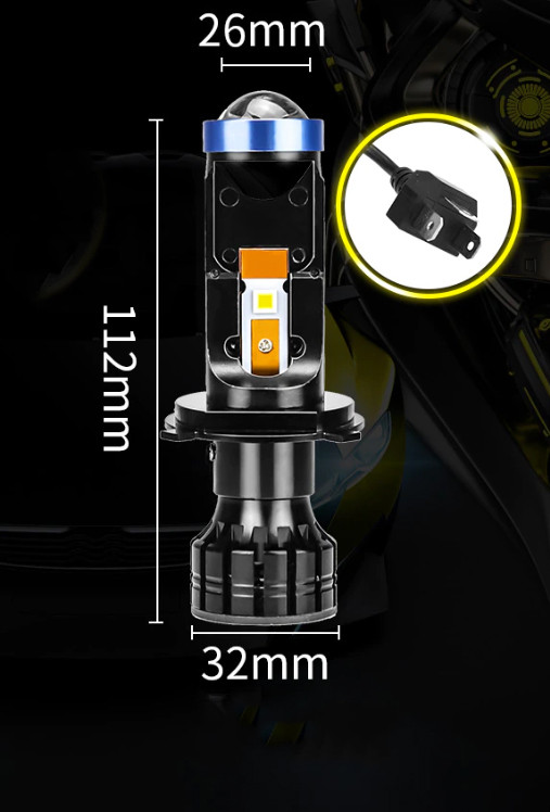 Mini линза LED. Светодиодные Мини линзы H7 модель P5 12- 24 V 6000 Lm ...