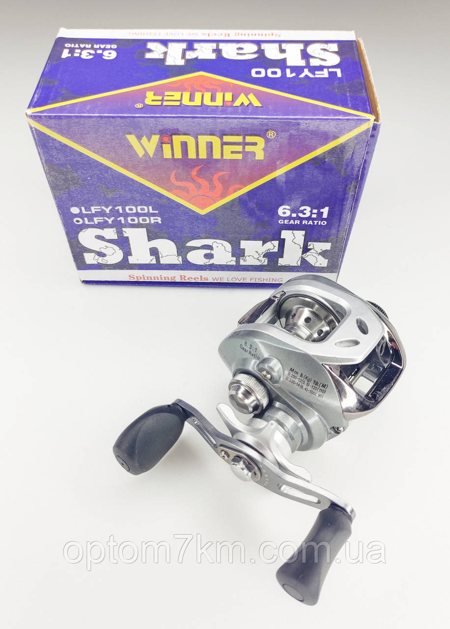 Котушка мультиплікатор Shark LFY100 7+1