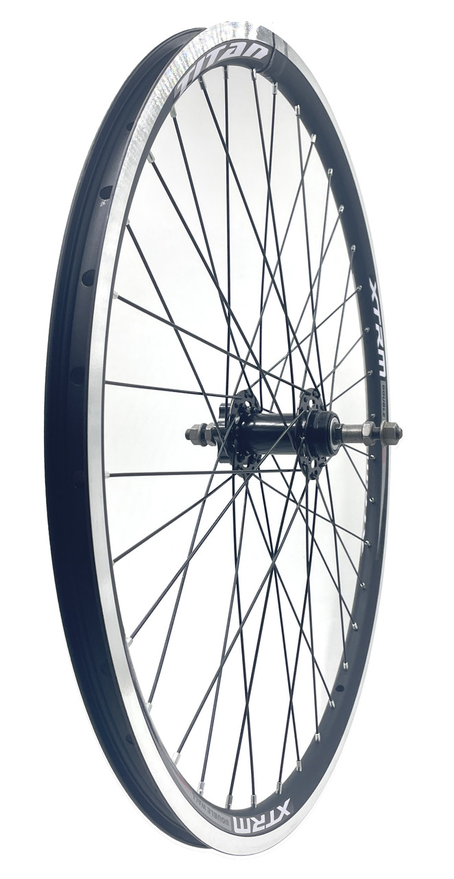 Велосипедне колесо заднє 27.5 CROSS під тріщатку, дискове гальмо, втулка сталь