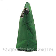 Косметичка жіноча зелена з натуральної шкіри Swan (Індія) 512143/green 23*13*5 см, фото 5