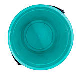 Відро пластикове 4.5 літра харчове бірюзове Ø 21.5 см h=18.5 см (ПолімерАгро), фото 2