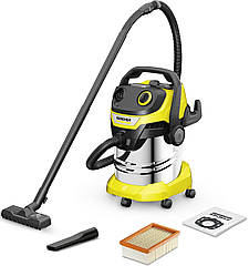 Karcher Пилосос господарський D 5 S V-25/5/22, 1100 Вт, 25 л, 5 м, 8.57 кг