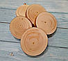 Набір зрізів дерева шліфовані з корою для декору, творчості d 6-7 см. (5 шт), фото 6