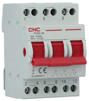 Перемикач введення резерву YCBZ-40 I-0-II 3P 40А CNC