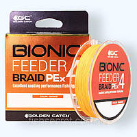 Шнур GC Bionic Feeder PE X4 150м Black Оранжевый, 1.2