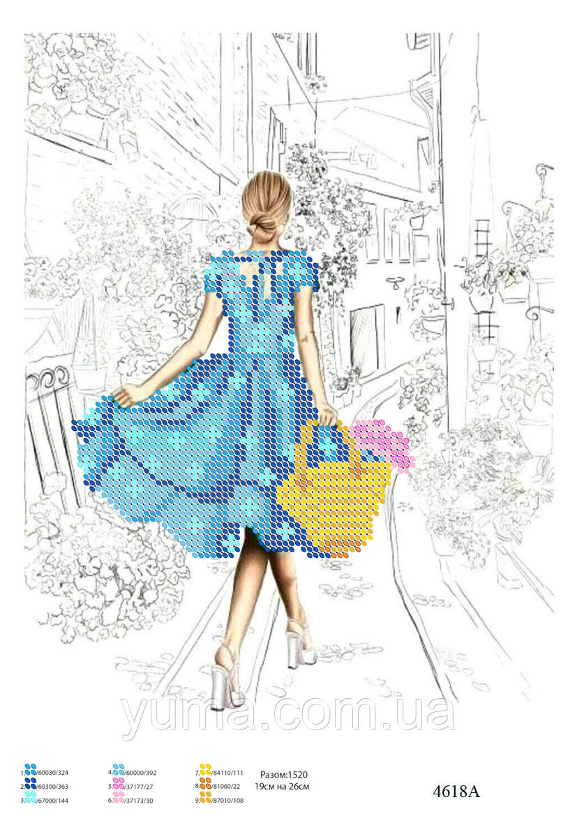 Схема для вишивки  бісером, фото 1