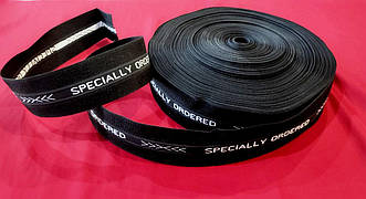 Корсаж із гумкою щільний, 4,5см, чорний