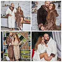 Махрові халати він+вона в комплекті в асортименті