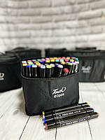 НАБІР ДВОХСТОРІННИХ СКЕТЧ МАРКЕРІВ TOUCH ДЛЯ МАЛЮВАННЯ 60 ШТ.