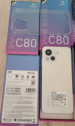 Смартфон Blackview Oscal C80 Snow white 8\128GB 50MP 5180mAh And 12 НОВИНКА!, фото 1