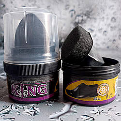 Крем-фарба для взуття King 60 мл. чорний