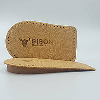 Подпяточник для коррекции разницы длины ног и/или роста кожаный Bison Ultra высота 10 мм 38-40 размер