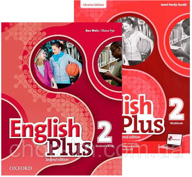 Комплект English Plus Second Edition 2 Student's Book + Workbook (Підручник + зошит) Oxford University Press