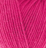 Нитки пряжа для в'язання напіввовна LANA GOLD FINE Лана Голд Файн № 798 - буггенвіллія