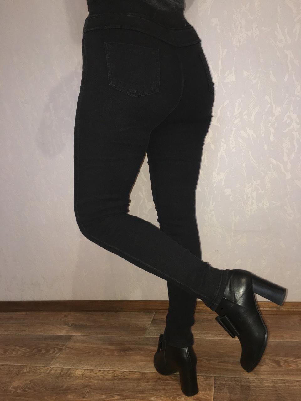 Жіночі теплі джегінси на флісі полубатал 3xl,4xl,5xl ласточка