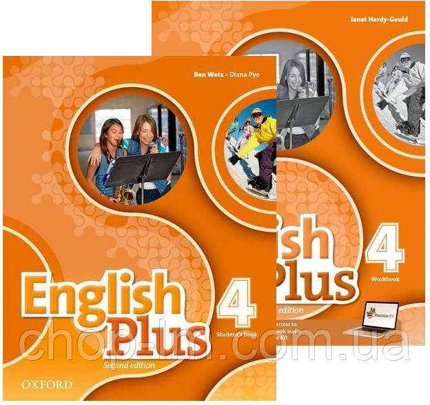Комплект English Plus Second Edition 4 Student's Book + Workbook (Підручник + зошит) Oxford University Press