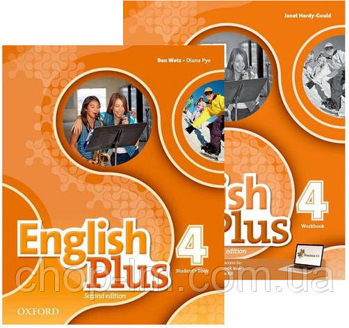 Комплект English Plus Second Edition 4 Student's Book + Workbook (Підручник + зошит) Oxford University Press, фото 1
