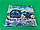 Паперовий Подарунковий Пакет Новорічний горизонтальні 46*33*15-002 (12 шт.), фото 2