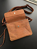 Жіноча шкіряна сумка LIAM конячний, фото 4