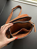 Жіноча шкіряна сумка LIAM конячний, фото 3