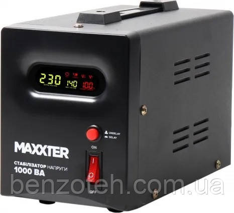 Стабілізатор релейний Maxxter MX-AVR-S1000-01 (230 В, 1000 ВА)